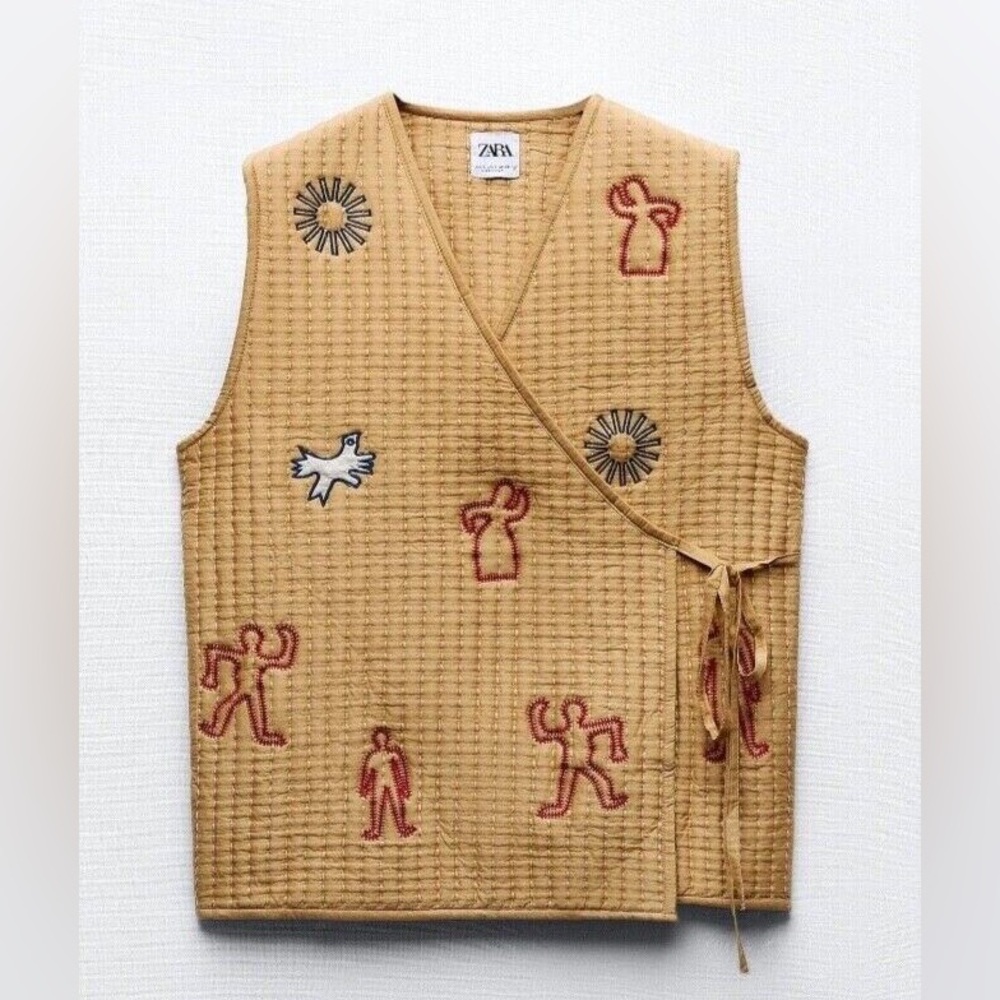 Zara Embroidered Vest